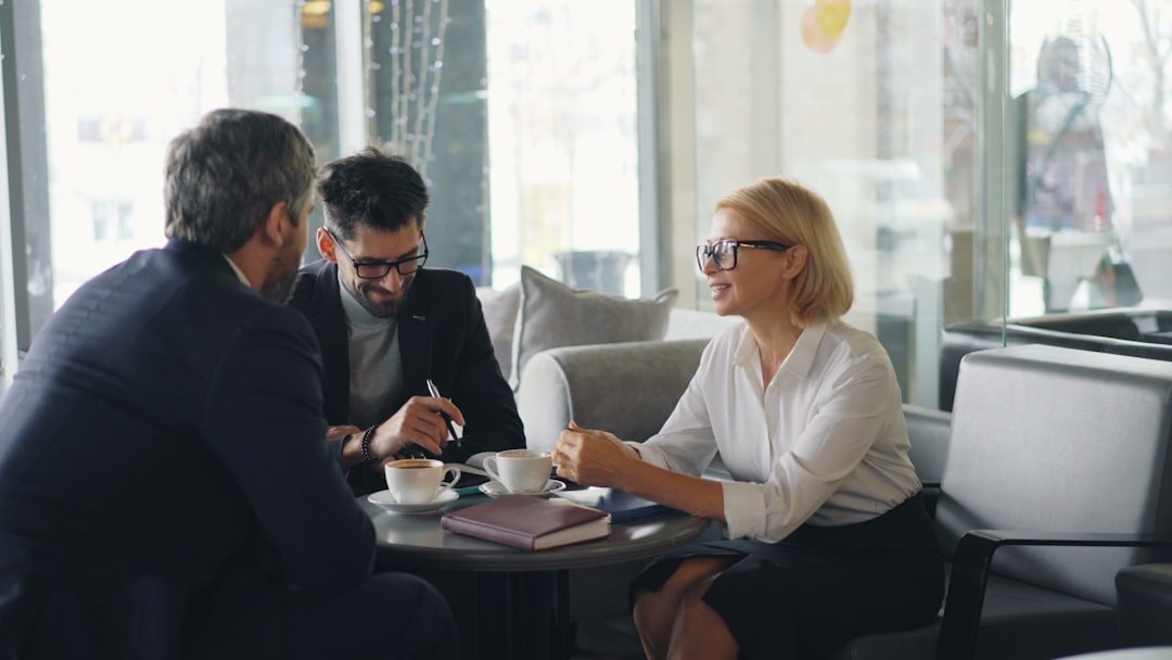 financial advisor meeting with client